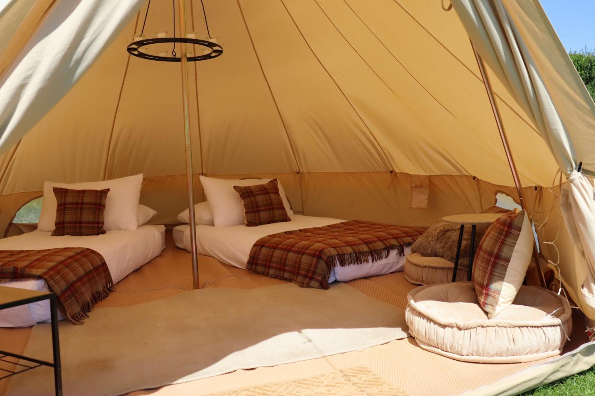 Luxury tent Rescorla Retreats- Poldark Mevagissey